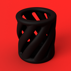 Organic-Pens-Cup-1.png STL file Organic Pen Cup・3D printing design to download