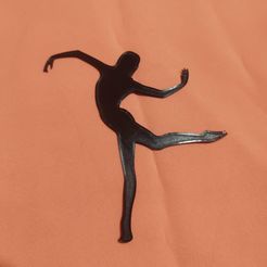 5edd0215-47d5-4f6d-9a7c-9e5f797926be.jpg STL file dance silhouettes to decorate・3D printing design to download