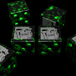 dice.png Archivo 3D gratis Dados Necrones (Zombis Espaciales) Sci Fi Troll・Objeto imprimible en 3D para descargar