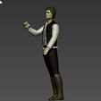 ScreenShot499.jpg Star Wars .stl Han Solo .3D action figure .OBJ Kenner style.