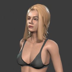 0.jpg -Datei Beautiful Woman -Rigged 3d character herunterladen • 3D-druckbare Vorlage, igorkol1994