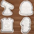 01.jpg Haunted Observatory Cookie Cutter Set