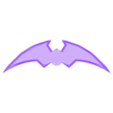 batarangcompleto.stl Batarang Replica - The Batman (2004 - Animated Series)