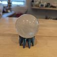 PXL_20240422_171903289.jpg Crystal Ball Stand - 65mm sphere