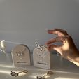 IMG_2735.jpeg Serotonin Molecule Gift Bundle | Happiness Molecule Magnet, Keyring & Stand | Bambu + STL files