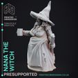 nana-4.jpg Nana The Witch - Mimics Vs Ninjas - PRESUPPORTED - Illustrated and Stats - 32mm scale