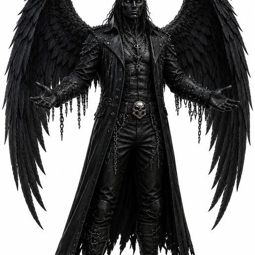 Black fallen angel