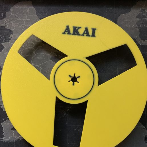 REEL2REEL EMPTY SPOOL 7 INCH 18CM -035-3D PRINTED WITHOUT SCREW, (AKA MMU) 3D model