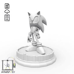 Free STL file Mecha Robo Metal Sonic 2d 3d Sprite・3D printer model to  download・Cults