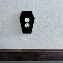 62.jpg Coffin single outlet cover