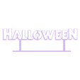 Halloween-LogoStand.stl Halloween Logo