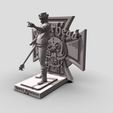 3.jpg Download STL file Lemmy Kilmister motorhead - 3Dprinting 3D • 3D printable template, ronnie_yonk