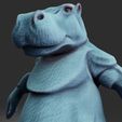 Preview5.jpg Hippo Creature Rigged Low Poly PBR 3D Model
