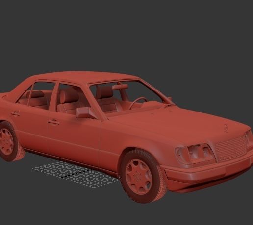 Mercedes Benz E class Mk2 W124 sedan 1993 3D model