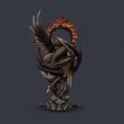 IMG_6771.jpeg Ethereal Forest Maiden & Guardian Owl - High Detail 3D Printable Statue
