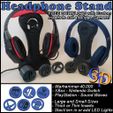 Headphones-IMG.jpg Custom Video Game Headphone Stand for Warhammer Playstation Xbox Nintendo