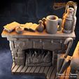 18.jpg Rubeus Hagrid Harry Potter Diorama for 3D Print Hagrid's Hut