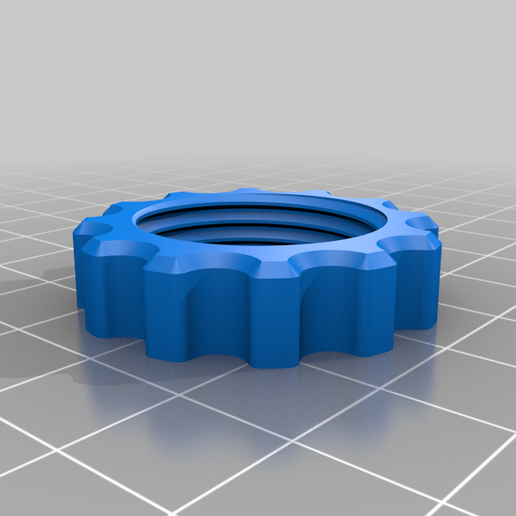 puller_nut_12_side_020mmclear_24_20_misterguru.png Ender 3 pro Y-axis Belt Tensioner for Elegoo Neptune 2/2S