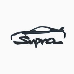 supra-side.png Fichier STL Porte-clés Toyota Supra・Modèle pour impression 3D à télécharger
