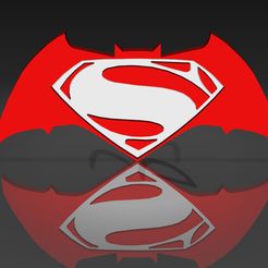Superman-vs-BatMAN3.jpg Fichier STL Batman et Superman・Plan pour impression 3D à télécharger