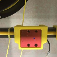 IMG_1362.jpg Бесплатный STL файл CR-10/CR10-v2/3 Filament_Sensor_Top_Rail_Mount・3D-печать объекта для загрузки