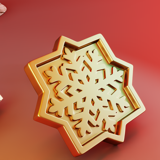 render_PP.png Christmas Snowflake Tray