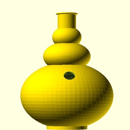 Big Bottom Buddha Bong 3D model