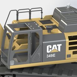 1-full.jpg Caterpillar CAT 349 Excavator 1:14 with arm and arm mount (No Base, tracks or wheels) for RC