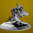 微信图片_20240416140242.png Cheek Warrior Fantasy Creature Ornament, Action Figure, Statue, Designer Toy