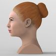 untitled.161.jpg Beautiful redhead woman bust ready for full color 3D printing TYPE 6