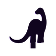 shadow_screen_lose_parts_dino.stl Bearing Mechanism Lamp