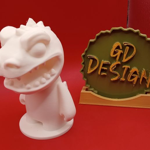 IMG_20250302_130200296.jpg Rugrats 90S Cartoon Nickelodeon Reptar Figure