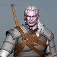 Preview18.jpg Geralt vs The Crones The Witcher 3 - Henry Cavill Version 3D print model