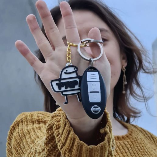 Flork Dad Keychain 3D model