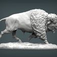 bison2.jpg Bison 3D print model