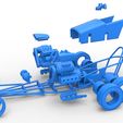 65.jpg Dragster old school à 6 roues à moteur avant Diecast Échelle 1:25