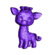 girafee cnc model.stl cartoon giraffe keychain cnc model