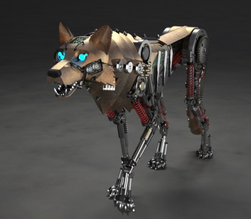🐺 Wolf - mechanical・Free 3D File for ・Cults
