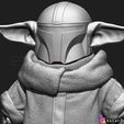 17a.jpg Yoda Baby with Mandalorian Helmet High quality