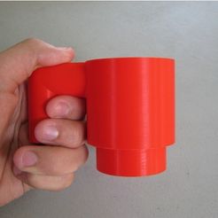 2988bee274d1dd71ff3aa54f80446a4f_preview_featured.jpg Free STL file Giant Lego Cup・3D printable object to download