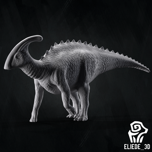 Parasaurolophus 3D model