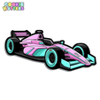 552_cutter.png INDYCAR RACING CAR COOKIE CUTTER MOLD