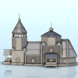 47.png Slavic wooden church with large bell tower (11) - Warhammer Age of Sigmar Alkemy Lord of the Rings War of the Rose Warcrow Saga