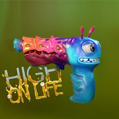 ThumbCults.jpg STL-Datei HIGH ON LIFE GUN・3D-Drucker-Vorlage zum herunterladen