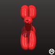 IMG_6957.jpeg Balloon Dog, STL and OBJ digital file for 3D printing, miniature toy for collection and decoration