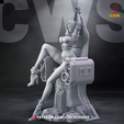faye_full-7.png Faye Valentine - Cowboy Bebop Fan Sculpt for 3D Print - Single Version