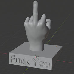 STL file DUCK YOU FIGURE FUCK 🦆・3D printer model to download・Cults