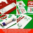 ex01.jpg 🎄🎅 Christmas Money Card holder - by AM-MEDIA (money card, Christmas gift, Money gift, Christmas Cash gift, Teen gift, Christmas gadget)