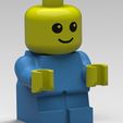 Lego_Baby.JPG Archivo STL gratis Lego Maxifigure 10:1 Bebé・Plan de la impresora 3D para descargar