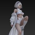 2b3.jpg NieR Automata Diorama: 2B Casual streetwear & A2 Wasteland Avenger